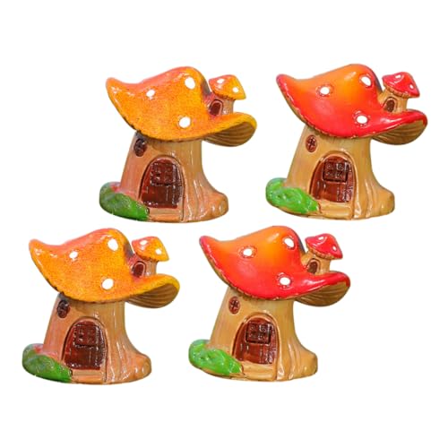 UPKOCH 4 Stücke Harz Mini Pilz Figuren Pilz Landschaft Ornament Für Wohnkultur Garten Hof Rasen Balkon UPKOCH 4 Stücke Harz Mini Pilz Figuren Pilz Landschaft Ornament Für Wohnkultur Garten Hof Rasen Balkon von UPKOCH