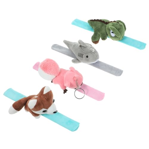 UPKOCH 4 Stück Plüsch Tier Slap Armbänder Süße Tiermotiv Handgelenk Spielzeuge für Geburtstagsmitbringsel und Partygeschenke Fuzzy und Designs Dino Husky Eichhörnchen UPKOCH 4 Stück Plüsch Tier Slap Armbänder Süße Tiermotiv Handgelenk Spielzeuge für Geburtstagsmitbringsel und Partygeschenke Fuzzy und Designs Dino Husky Eichhörnchen von UPKOCH