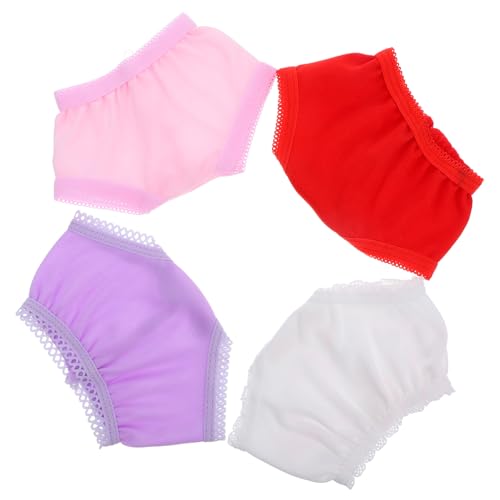 UPKOCH 4 Stück Puppe Höschen Mädchen Puppenunterwäsche Puppe verkleiden Zubehör Puppe Unterhose vorgeben Rollenspiel Kostüm Miniatur-Puppenhauszubehör Kleider anziehen Polyester UPKOCH 4 Stück Puppe Höschen Mädchen Puppenunterwäsche Puppe verkleiden Zubehör Puppe Unterhose vorgeben Rollenspiel Kostüm Miniatur-Puppenhauszubehör Kleider anziehen Polyester von UPKOCH