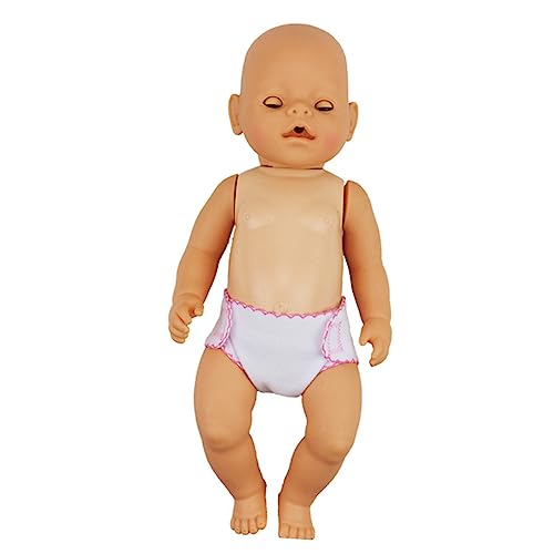 UPKOCH 4 Stück Puppen Windelhosen aus Hochwertigem Waschbare Puppenunterwäsche in Rot und Blau Wiederverwendbar Passend für Babypuppen Puppenzubehör von UPKOCH