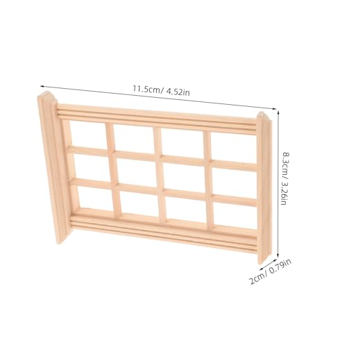 UPKOCH 4 Stück Puppenhaus Fensterrahmen Realistische Felder Miniatur Holzfenster Bruchfestes Modellhaus Zubehör für Kleine Hausdekoration und Puppenhaus Landschaft UPKOCH 4 Stück Puppenhaus Fensterrahmen Realistische Felder Miniatur Holzfenster Bruchfestes Modellhaus Zubehör für Kleine Hausdekoration und Puppenhaus Landschaft von UPKOCH