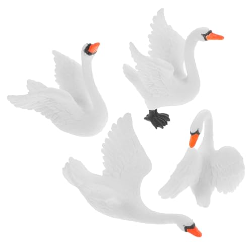 UPKOCH 4 Stücke Harz Schwan Tier Figuren Tier Ornament Für Miniatur Schwan UPKOCH 4 Stücke Harz Schwan Tier Figuren Tier Ornament Für Miniatur Schwan von UPKOCH