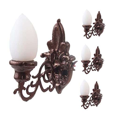 UPKOCH 4 Stück Puppenhaus Wandleuchte Dekoration Puppenmöbel Mini Lampenpfähle Leuchtende Pflanzenscheinwerfer Innenwandlaterne Mini Ornament Miniaturen Mikro LED Leuchten UPKOCH 4 Stück Puppenhaus Wandleuchte Dekoration Puppenmöbel Mini Lampenpfähle Leuchtende Pflanzenscheinwerfer Innenwandlaterne Mini Ornament Miniaturen Mikro LED Leuchten von UPKOCH