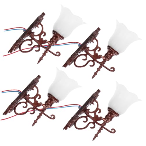 UPKOCH 4 Stück Puppenhaus Wandleuchte Gartenleuchten Für Den Außenbereich Schreibtischlampe Miniaturlampe Mikro-landschaftslampendekor Kleine Wandlampe Simulationswandlampe Abs UPKOCH 4 Stück Puppenhaus Wandleuchte Gartenleuchten Für Den Außenbereich Schreibtischlampe Miniaturlampe Mikro-landschaftslampendekor Kleine Wandlampe Simulationswandlampe Abs von UPKOCH