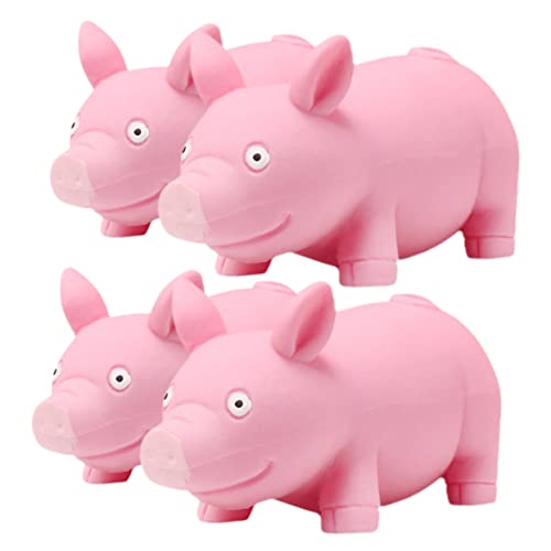 UPKOCH 4 Stück Rosa Schweinspielzeug kleines dehnbares Lustiges Stressspielzeug Neuheit Relief Squeeze Weichspielzeug einklemmischer Familie Plastik UPKOCH 4 Stück Rosa Schweinspielzeug kleines dehnbares Lustiges Stressspielzeug Neuheit Relief Squeeze Weichspielzeug einklemmischer Familie Plastik von UPKOCH