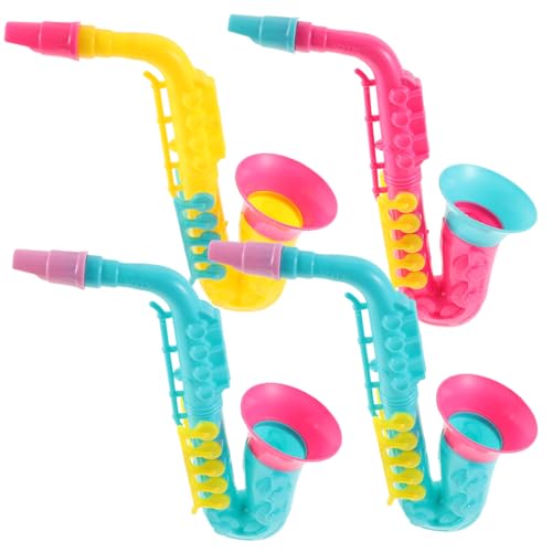 UPKOCH Spielzeug-Saxophon Simuliertes Saxophon-Spielzeug Für Jungen Und Mädchen Musikalisches Spielzeug Blasinstrumentenmodelle von UPKOCH