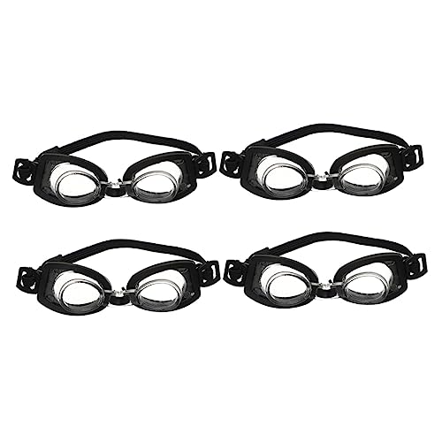 UPKOCH 4 Stück Schwimmbrillen für Puppen Stylische Puppenzubehör für Badespaß und Fotografie Requisiten Ergänzung für Ihre Miniatur Dolls Schwarz Zufällige Farbe der Zufällige Farbe von UPKOCH