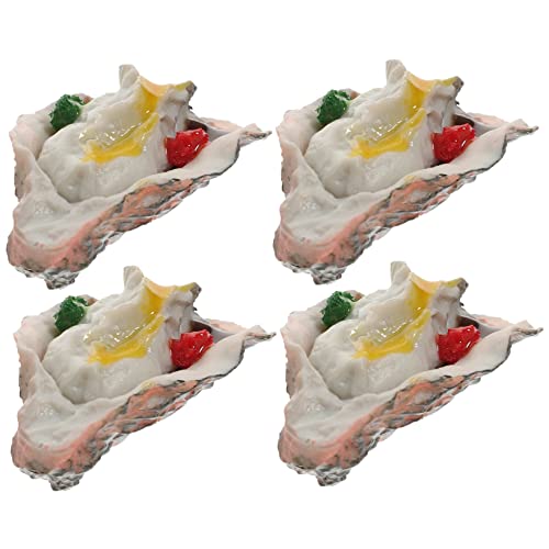 UPKOCH 4 Stück Simulierte Austern Mini -lebensmittelspielzeug Schaltier Spielzeugnahrung Gefälschtes Essen Fisch Pizza- Gefälschter Fisch Realistisches Essen PVC UPKOCH 4 Stück Simulierte Austern Mini -lebensmittelspielzeug Schaltier Spielzeugnahrung Gefälschtes Essen Fisch Pizza- Gefälschter Fisch Realistisches Essen PVC von UPKOCH