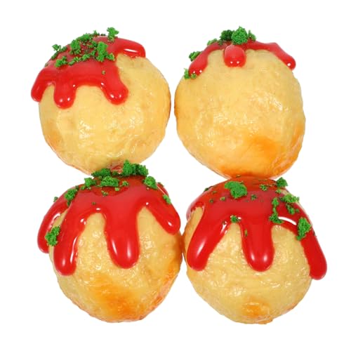 UPKOCH 4 Stück Simulierte Realistische Puppenhaus Snacks Mini Zubehör Miniatur Snack Simulation Mini Japanisches Essen Miniatur Winzige Simulierte Snacks Winzige von UPKOCH