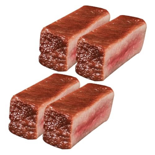 UPKOCH 4 Stück Simuliertes Steak Künstliche Küchennahrung Gefälschtes Gekochtes Fleisch Food-Modell Fake-Fleisch-Modell Künstliches Lebensmittelmodell Künstliches Fleischmodell Brown PVC UPKOCH 4 Stück Simuliertes Steak Künstliche Küchennahrung Gefälschtes Gekochtes Fleisch Food-Modell Fake-Fleisch-Modell Künstliches Lebensmittelmodell Künstliches Fleischmodell Brown PVC von UPKOCH