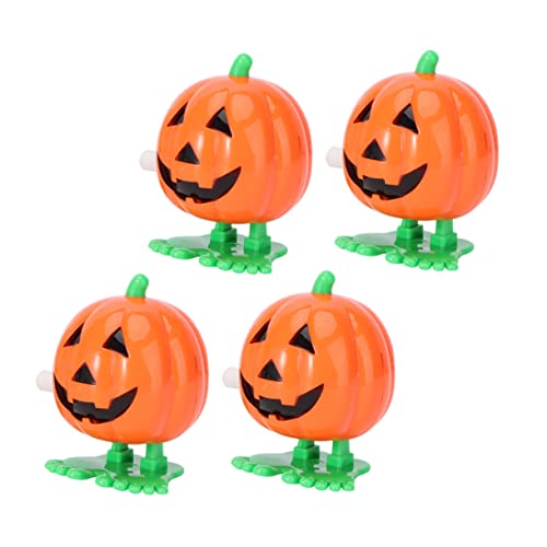UPKOCH 4 Stück Springendes interaktives kinderspielzeug ' Toys gefüllter Schlüsselanhänger lustige Spielsachen Halloween Uhrwerk Desktop-Ornament Plastik von UPKOCH