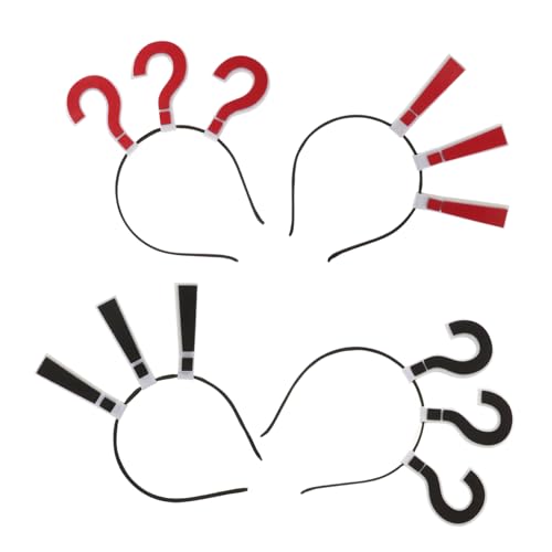 UPKOCH 4 Stück Stirnband Haarband Haaraufsätze Interessante Dekorative Kopfbedeckungen Halloween Haar Accessoires Fragezeichen Haarreif Halloween Kopfwickel Damen Partyhut Aus UPKOCH 4 Stück Stirnband Haarband Haaraufsätze Interessante Dekorative Kopfbedeckungen Halloween Haar Accessoires Fragezeichen Haarreif Halloween Kopfwickel Damen Partyhut Aus von UPKOCH
