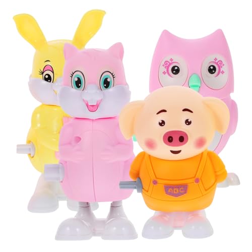 UPKOCH 4 Stück Teiliges Aufziehspielzeug Wind Up Tierfiguren mit Süßen Designs Interaktives Desktop Kreative Geschenkidee für Mädchen und Jungen Fördert Spielerisches UPKOCH 4 Stück Teiliges Aufziehspielzeug Wind Up Tierfiguren mit Süßen Designs Interaktives Desktop Kreative Geschenkidee für Mädchen und Jungen Fördert Spielerisches von UPKOCH