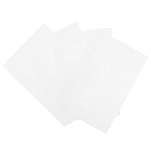 UPKOCH 4 Stück Teiliges DIY Blankopuzzle aus Sicherem Material für Kreative Kunstprojekte für Erwachsene zum Bemalen und Gestalten mit Wärmeübertragungstechniken von UPKOCH