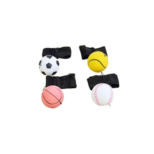 UPKOCH 4 Stück Teiliges Elastische Handgelenkbälle Kreative Stressabbau Bälle mit Schnur Zufällige Muster zum Entspannen und Ablassen von Emotionen UPKOCH 4 Stück Teiliges Elastische Handgelenkbälle Kreative Stressabbau Bälle mit Schnur Zufällige Muster zum Entspannen und Ablassen von Emotionen von UPKOCH
