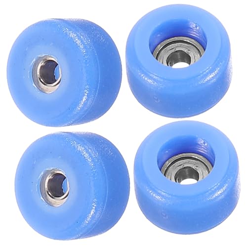 UPKOCH 4 Stück Teiliges Finger Skateboard Zubehörset mit Hochgeschwindigkeitskugellagern Kompakte Desktop Spielzeuge für Fingerspitzenkoordination und Fingergeschicklichkeit Edukatives von UPKOCH