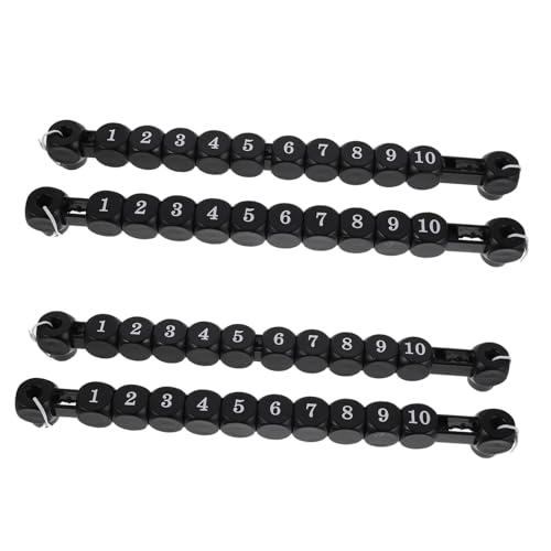 UPKOCH 4 Stück Teiliges Foosball Ersatzteil Robuste Tischfußball Zählereinheit Präziser Spielstandanzeiger für Tischkicker Installieren für Familien Freizeitspiele von UPKOCH