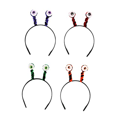 UPKOCH 4 Stück Teiliges Halloween Haarreifen mit Grünem Orangefarbenem und Augapfel Design Leichtes Bequemes Party Haarband für Halloween Kostüm Dekoration UPKOCH 4 Stück Teiliges Halloween Haarreifen mit Grünem Orangefarbenem und Augapfel Design Leichtes Bequemes Party Haarband für Halloween Kostüm Dekoration von UPKOCH