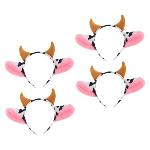 UPKOCH 4 Stück Teiliges Kuhhörner mit Elastischem Haarreifen Leichte Waschbare Tierohren Haarreife für Cosplay Karneval und Kostümpartys Komfortabel und Rutschfest für Damen und Herren UPKOCH 4 Stück Teiliges Kuhhörner mit Elastischem Haarreifen Leichte Waschbare Tierohren Haarreife für Cosplay Karneval und Kostümpartys Komfortabel und Rutschfest für Damen und Herren von UPKOCH