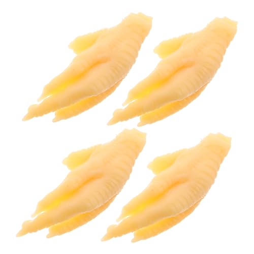 UPKOCH 4 Stück Teiliges Lebensnahe Hühnerfuß Modelle in Vielseitige Künstliche Lebensmittelrequisiten für Küchendekoration Hotelauslage und Kinderspielzeug Realistische Food Props für UPKOCH 4 Stück Teiliges Lebensnahe Hühnerfuß Modelle in Vielseitige Künstliche Lebensmittelrequisiten für Küchendekoration Hotelauslage und Kinderspielzeug Realistische Food Props für von UPKOCH