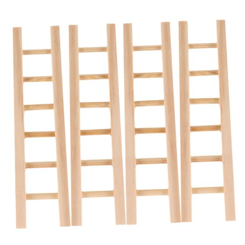 UPKOCH 4stücke Holzleiter Miniatur Für Puppenhaus Kleine Leiter Aus Holz Spielzeugleiter Puppenhauszubehör Miniaturmöbel Bastelzubehör Dekoration Für Miniaturszene von UPKOCH