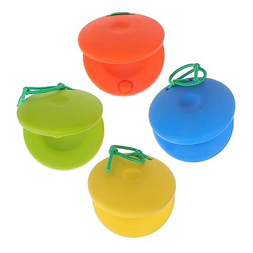 UPKOCH 4 Stück Teiliges Percussion Musikinstrumente Bunte Cartoon Castanets für Kleinkinder Vorschule Frühe Bildung Spaßige Rhythmusförderung UPKOCH 4 Stück Teiliges Percussion Musikinstrumente Bunte Cartoon Castanets für Kleinkinder Vorschule Frühe Bildung Spaßige Rhythmusförderung von UPKOCH