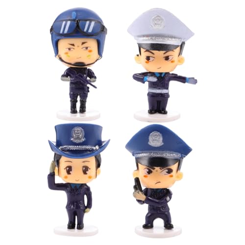 UPKOCH 4 Stück Teiliges Polizei Cartoon Figuren Tortendeko für Geburtstag Party Ab Jahren Waschbare Farbechte Resin Deko für Jungen und Mädchen Vielseitig als Raum und Schreibtischdeko UPKOCH 4 Stück Teiliges Polizei Cartoon Figuren Tortendeko für Geburtstag Party Ab Jahren Waschbare Farbechte Resin Deko für Jungen und Mädchen Vielseitig als Raum und Schreibtischdeko von UPKOCH