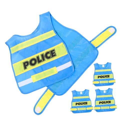 UPKOCH 4 Stück Teiliges Polizeikostüm mit Authentischer Polizeiweste Langlebig Farbbeständig für Rollenspiele Halloween Karneval Schulaufführungen Einfache Pflege für Eltern UPKOCH 4 Stück Teiliges Polizeikostüm mit Authentischer Polizeiweste Langlebig Farbbeständig für Rollenspiele Halloween Karneval Schulaufführungen Einfache Pflege für Eltern von UPKOCH