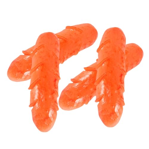 UPKOCH 4 Stück Teiliges Realistische Fake Bratwurst Modelle aus Flexiblem PVC Leichte Deko für Küche Restaurant und Fotografie Lebensechte Mini Hot Dog Requisiten für Haus und Events von UPKOCH