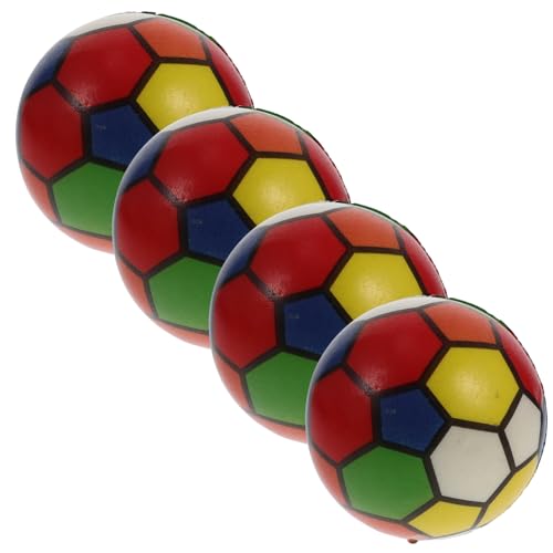 UPKOCH 4 Stück Teiliges Stressball Fußballform PU Schaum Squeezing Toy Bunte Sportbälle zur Stressreduktion Sensorisches Party für Erwachsene für Büro und Schule UPKOCH 4 Stück Teiliges Stressball Fußballform PU Schaum Squeezing Toy Bunte Sportbälle zur Stressreduktion Sensorisches Party für Erwachsene für Büro und Schule von UPKOCH