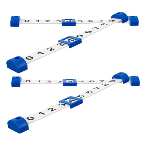 UPKOCH 4 Stück Teiliges Tischfußball Punktezähler Robuster Foosball Score Counter mit Zahlen Schnelle Montage Vielseitig Einsetzbar für Standard Tischfußballspiele Langlebige Anzeige für von UPKOCH