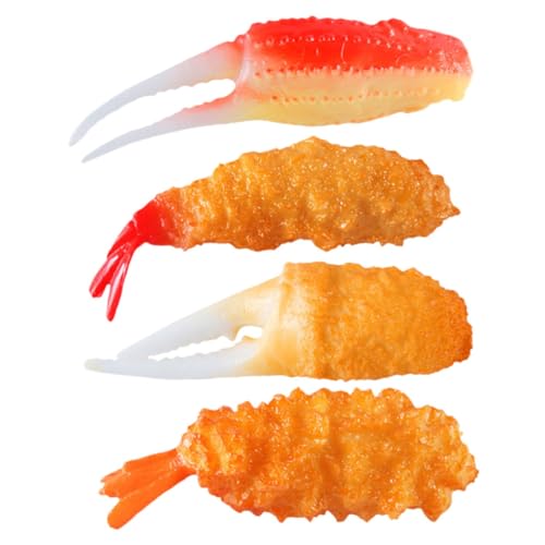 UPKOCH 4 Stück Tempura -Garnelenmodell vorgeben Kind Faux-Food- PVC gefälschte Tempuras Essensrequisiten Lebensmittelspielzeug gefälschtes frittiertes Essensdekor Prop Essen UPKOCH 4 Stück Tempura -Garnelenmodell vorgeben Kind Faux-Food- PVC gefälschte Tempuras Essensrequisiten Lebensmittelspielzeug gefälschtes frittiertes Essensdekor Prop Essen von UPKOCH
