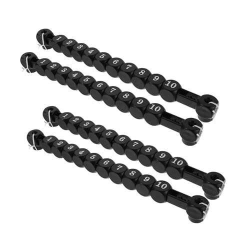 UPKOCH 4 Stück Tischfußball Tisch Punktezähler Punktezähler Shuffleboard Tischfußball Ersatzteile Anzeigetafel Zubehörteile Kunststoff Schwarz UPKOCH 4 Stück Tischfußball Tisch Punktezähler Punktezähler Shuffleboard Tischfußball Ersatzteile Anzeigetafel Zubehörteile Kunststoff Schwarz von UPKOCH