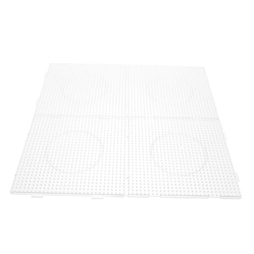 UPKOCH 4 Stück Transparente Pindou-Vorlage kleine Stecktafel Bastelsets Sicherungsperle Stiftplatte Perlensteckplatten Sicherungsperlen Stiftplatten Bretter Perlen Stecktafeln Acryl von UPKOCH