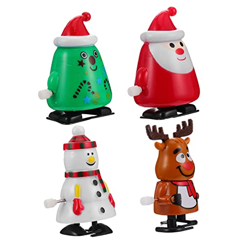 UPKOCH 4 Stück Uhrwerk-Weihnachtspuppe Aufzieh Uhrwerk Tierspielzeug Party für kinderspielzeug Weihnachtsmann-Laufspielzeug Laufendes mit Uhrwerk Abs UPKOCH 4 Stück Uhrwerk-Weihnachtspuppe Aufzieh Uhrwerk Tierspielzeug Party für kinderspielzeug Weihnachtsmann-Laufspielzeug Laufendes mit Uhrwerk Abs von UPKOCH