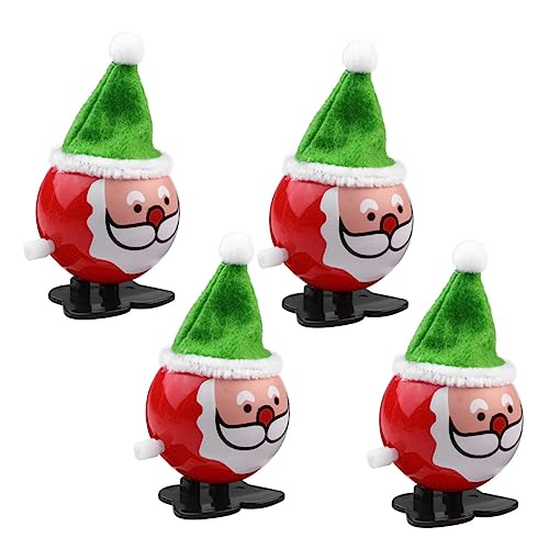 UPKOCH 4 Stück Weihnachtliche Aufziehspielzeug Santa Figur aus Umweltfreundlichem Plastik Batteriefrei mit Lustigem als Weihnachtsdekoration und Zufällige Farbe Zufällige Farbe UPKOCH 4 Stück Weihnachtliche Aufziehspielzeug Santa Figur aus Umweltfreundlichem Plastik Batteriefrei mit Lustigem als Weihnachtsdekoration und Zufällige Farbe Zufällige Farbe von UPKOCH