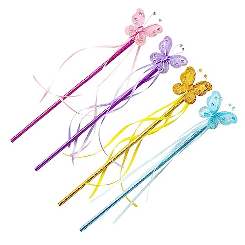 UPKOCH 4 Stück Zauberstab Feenstab Feenhafte Partydekorationen Feenlicht Zauberstäbe Feengarten Zubehör Schmetterlingskuchendekorationen Schmetterlingsmädchen Feenflügel PVC UPKOCH 4 Stück Zauberstab Feenstab Feenhafte Partydekorationen Feenlicht Zauberstäbe Feengarten Zubehör Schmetterlingskuchendekorationen Schmetterlingsmädchen Feenflügel PVC von UPKOCH