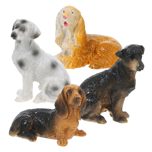 UPKOCH 4 Stücke Harz Tiere Figuren Microlandscape Welpen Decor Harz Mini Tier Figuren UPKOCH 4 Stücke Harz Tiere Figuren Microlandscape Welpen Decor Harz Mini Tier Figuren von UPKOCH