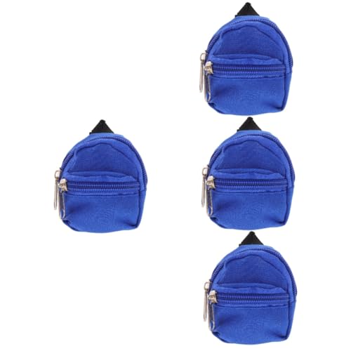 UPKOCH 4stücke Mini Doll Backpack Für Puppen Polyester Schulranzen Miniatur-Rucksack Für Puppen-zubehör Für Spielzeug-Dekoration Und Aufbewahrung von UPKOCH