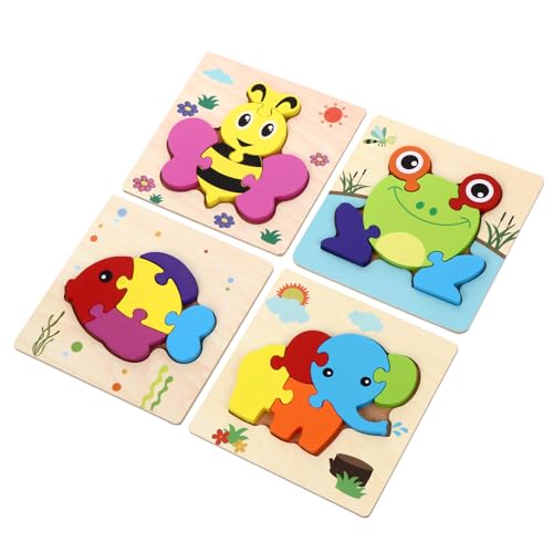 UPKOCH 3D-Puzzle Aus Holz Spielzeug Für Kinder Und Kleinkinder Montessori-Spielzeug Für Kleinkinder Sicher Und von UPKOCH