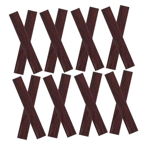 UPKOCH 40 Stück Mini Collage Boden Holz Puppenhaus Bodenbelag Mini Zum Basteln Miniatur Bodenbelag Für Puppenhäuser Puppenhaus Holzmaserung Bodenbretter von UPKOCH