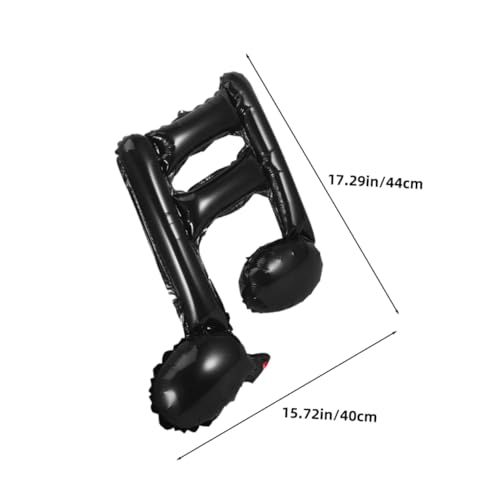 UPKOCH 40 Stück Musiknoten Folienballons Aluminium Schwarz Musikalische Partydekoration für Geburtstage Konzerte Bands Bars und Musik Events Vielseitig für Innen und Außen UPKOCH 40 Stück Musiknoten Folienballons Aluminium Schwarz Musikalische Partydekoration für Geburtstage Konzerte Bands Bars und Musik Events Vielseitig für Innen und Außen von UPKOCH
