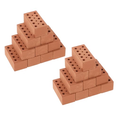 UPKOCH 40 Stück Puppenhaussteine Mini Wandpaneel Pflanzen Sukkulenten Luft Konstruktion Stadt Auto Eingetopft Gebäude Asche Fertiger Anlage Ziegel Bauen Spielhaus Light Brown Ton UPKOCH 40 Stück Puppenhaussteine Mini Wandpaneel Pflanzen Sukkulenten Luft Konstruktion Stadt Auto Eingetopft Gebäude Asche Fertiger Anlage Ziegel Bauen Spielhaus Light Brown Ton von UPKOCH