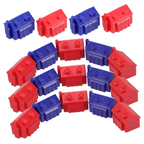UPKOCH 40 Stück Spielsteine ​​Spielsteine ​​ Lustiges Spielzubehör Brettspiel Ersatzteile Mini Spielzubehör Tabletop Marker Brettspiel Hotels Brettspiel Ergänzung Kunststoff von UPKOCH