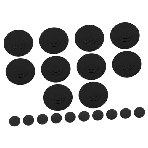 UPKOCH 40 Stück Teiliges Acryl Miniatur Rundsockel Schwarze Runde Basen in Stabile DIY Displayplatten für Figuren Puppen Modelle Vielseitig Einsetzbare Acryl Bases von UPKOCH