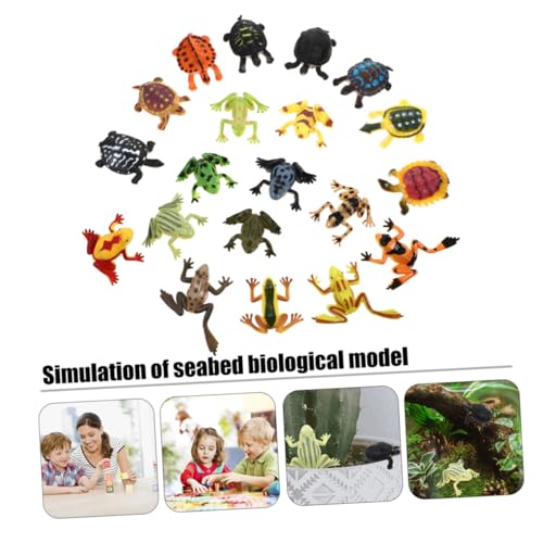UPKOCH 40 Stück Teiliges Realistische Meeresbewohner Modelle Bunte Tierfiguren als Aquarium Deko und Streudeko Lebensechte Tierornamente für Lernspielzeug und Wohnaccessoire von UPKOCH