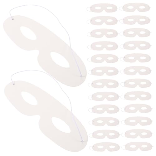 UPKOCH 40 Stück Weiße Kindermasken aus Papier zum Bemalen mit Elastischem Band DIY Bastelset für Kreative Kunstprojekte für Partys Festivals und Schulaktivitäten UPKOCH 40 Stück Weiße Kindermasken aus Papier zum Bemalen mit Elastischem Band DIY Bastelset für Kreative Kunstprojekte für Partys Festivals und Schulaktivitäten von UPKOCH