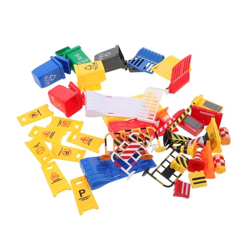 UPKOCH 40-teiliges Verkehrszeichen-spielset: Miniatur-straßenschildmodelle, Verkehrskegel, Spielzeug-mülleimer, Sicherheitserziehungsspielzeug, Zebrastreifensignal Für Jungen Und Mädchen UPKOCH 40-teiliges Verkehrszeichen-spielset: Miniatur-straßenschildmodelle, Verkehrskegel, Spielzeug-mülleimer, Sicherheitserziehungsspielzeug, Zebrastreifensignal Für Jungen Und Mädchen von UPKOCH