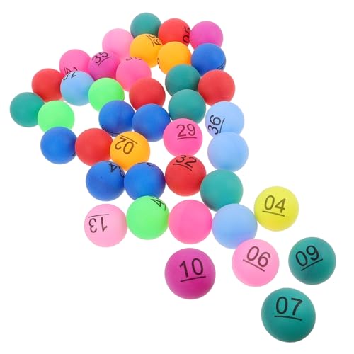 UPKOCH 40 Stücke Neon Bingo Geburtstag Grad Dekoration Tombola Kunststoff Bingo Spiel UPKOCH 40 Stücke Neon Bingo Geburtstag Grad Dekoration Tombola Kunststoff Bingo Spiel von UPKOCH