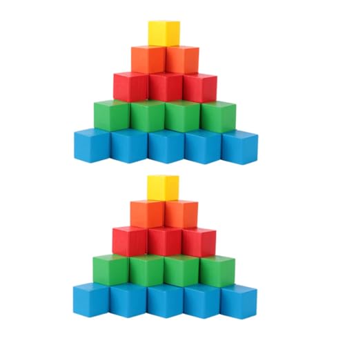 UPKOCH 40st Würfelblöcke Interessanter Baustein Kreativer Baustein Würfelblock Puzzle-Block Lustiger Baustein Holz UPKOCH 40st Würfelblöcke Interessanter Baustein Kreativer Baustein Würfelblock Puzzle-Block Lustiger Baustein Holz von UPKOCH